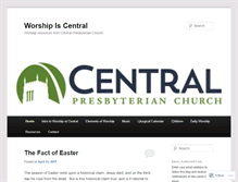 Tablet Screenshot of centralpresworship.net